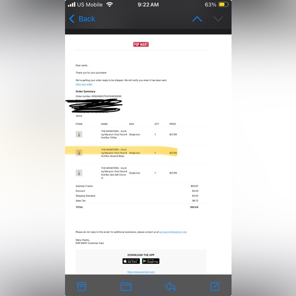 Authentic Exciting Macaron POP MART Labubu - Sesame Bean - Picture 2 of 5